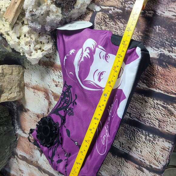 Disney Cinderella Purse Princess Bling Purple NWT - Picture 4 of 13